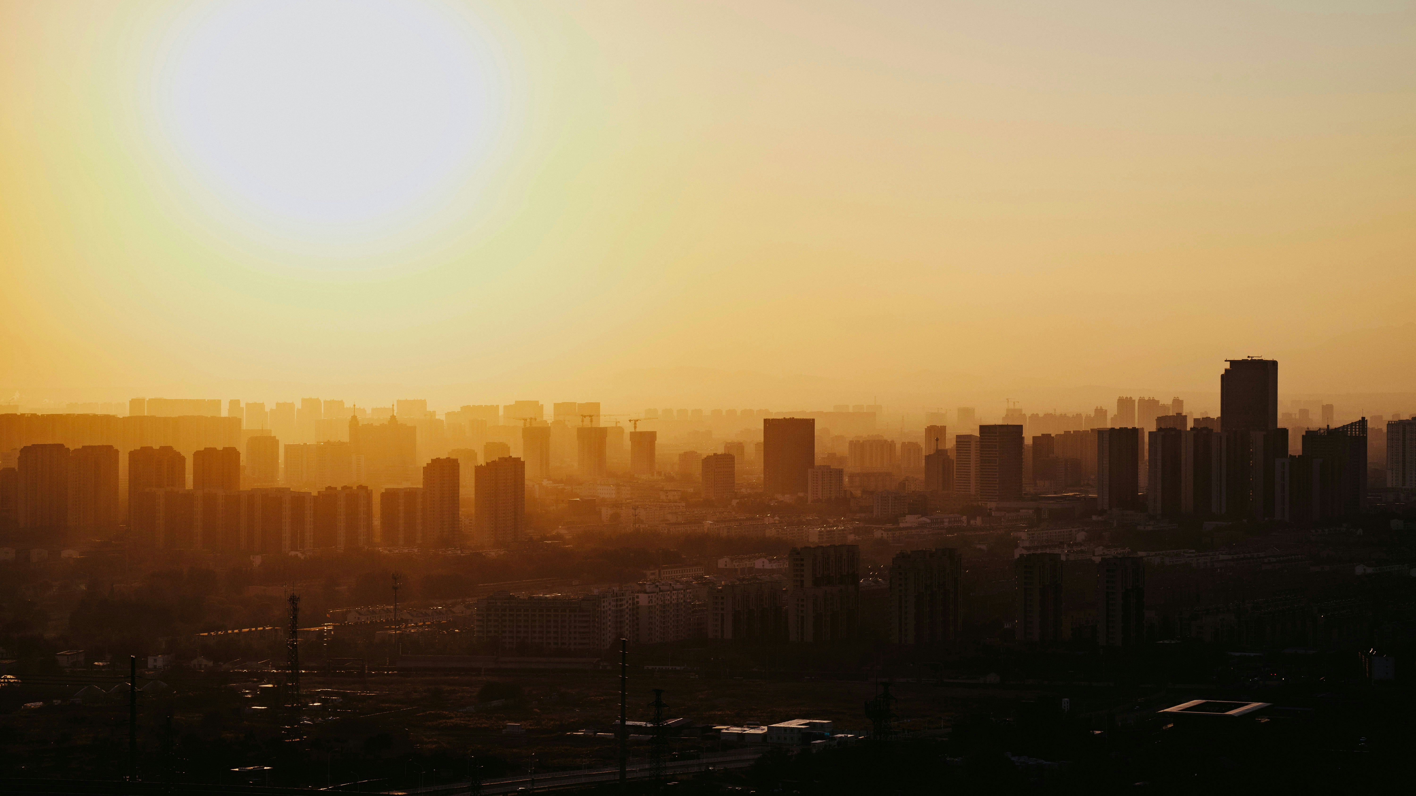 Modern high-rise apartment buildings in an Indian city, symbolizing the real estate boom.