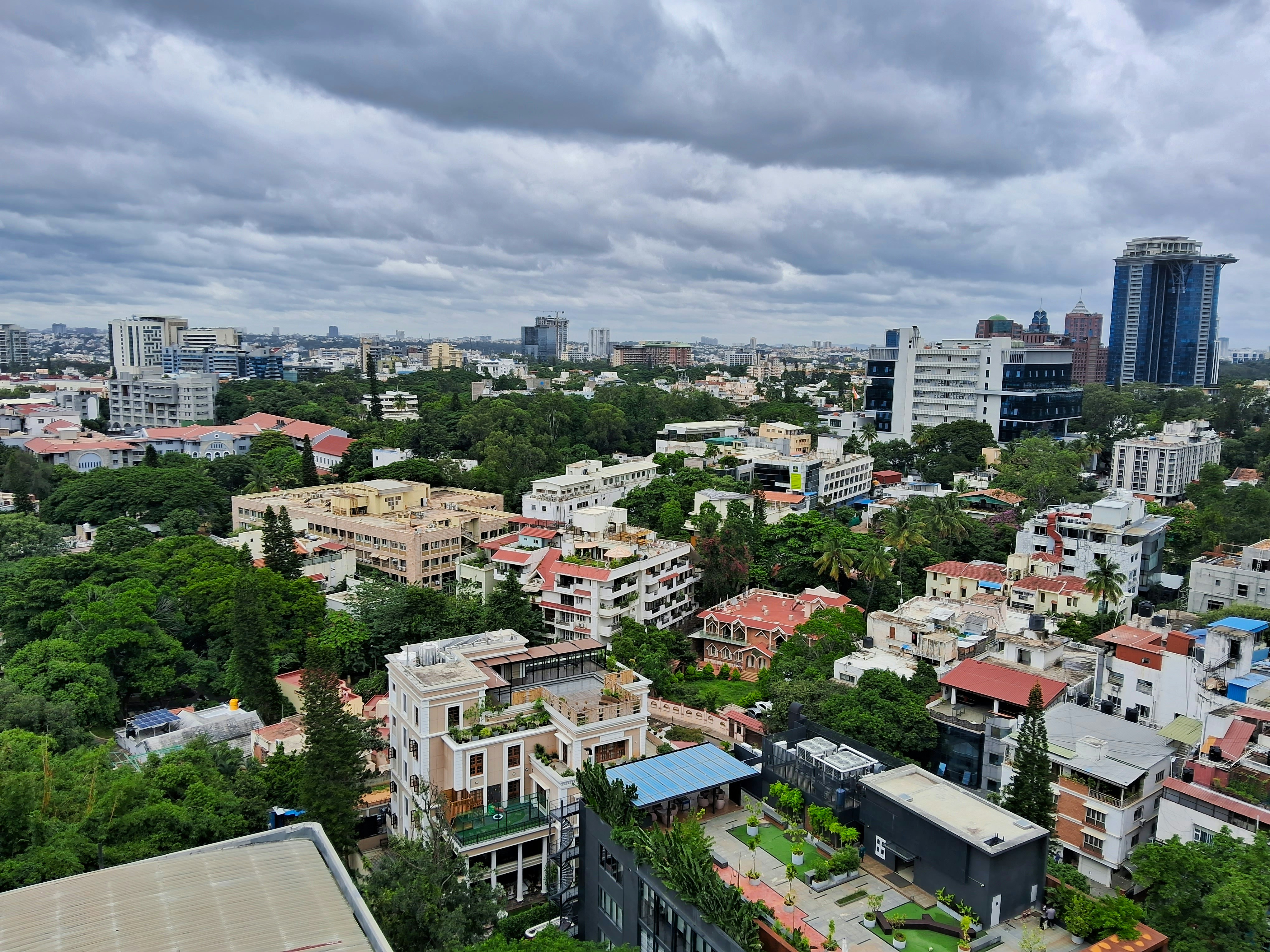 Modern affordable apartment buildings in East Bengaluru