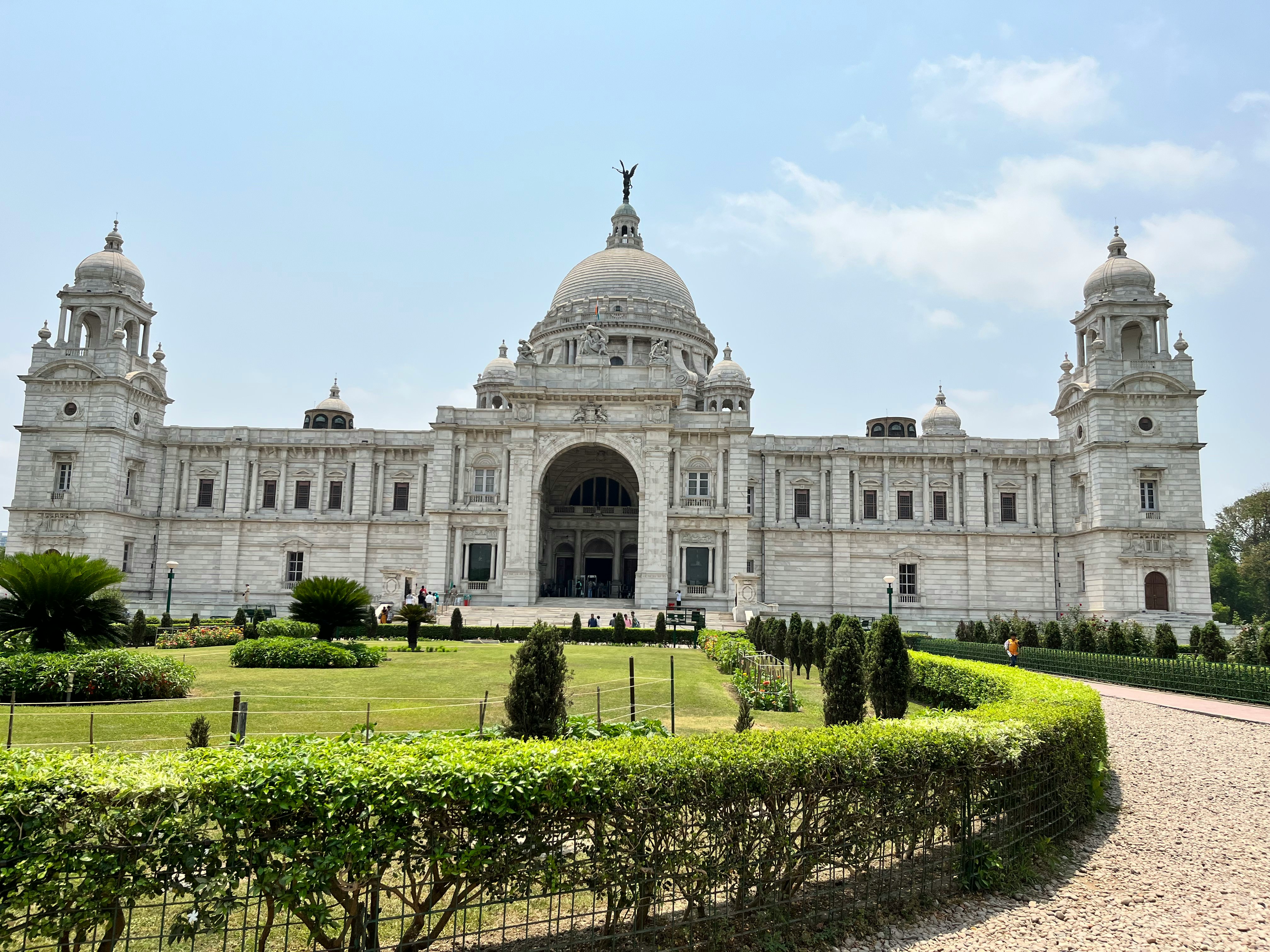 A modern residential apartment building complex in Kolkata