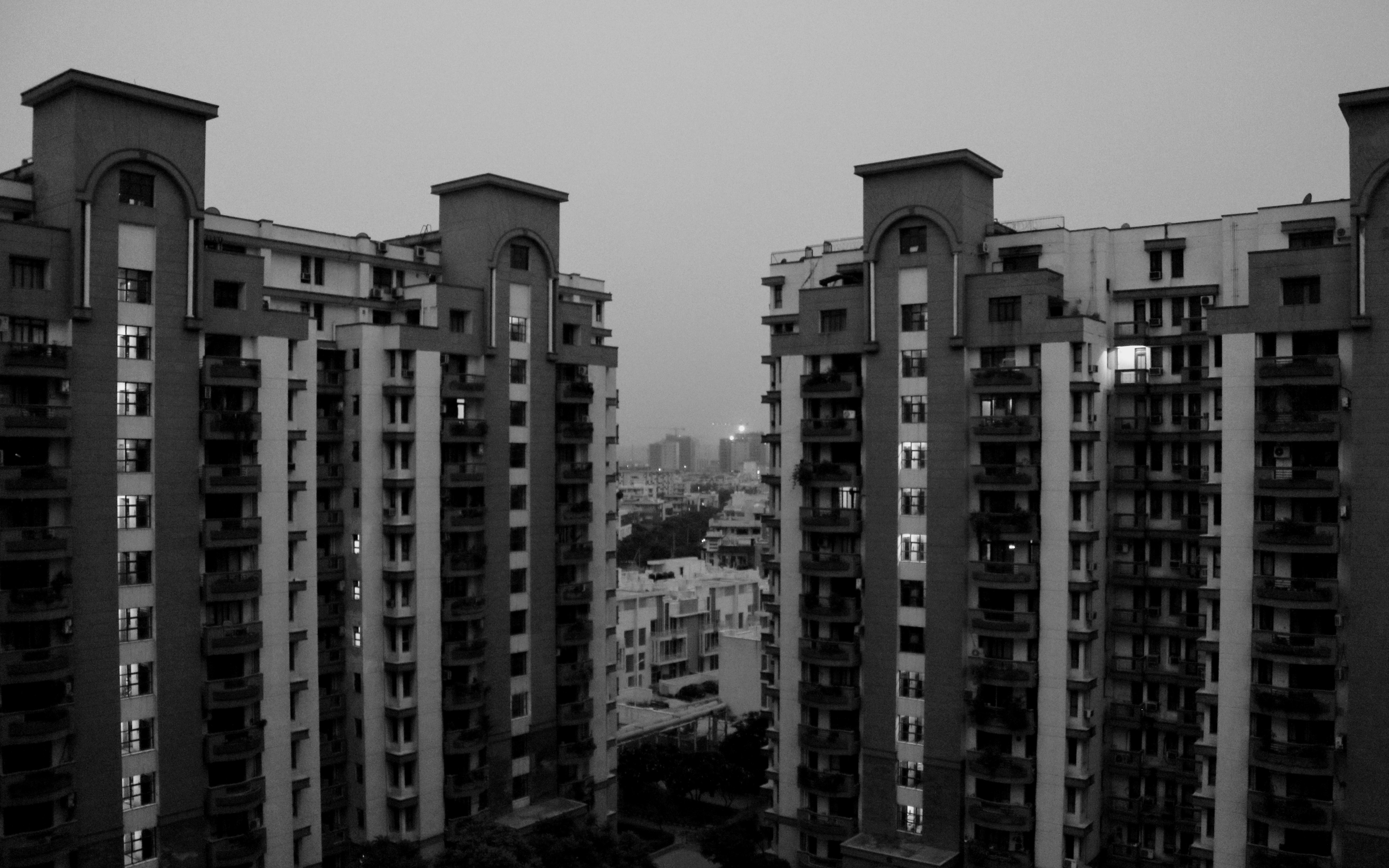Modern skyscrapers in a major Indian city, representing the top urban destinations for NRI real estate investment.