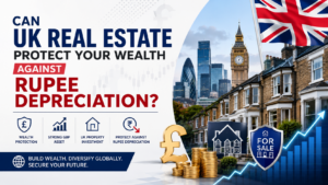 Can UK real estate protect your wealth against rupee depreciation with UK property investment and pound sterling assets