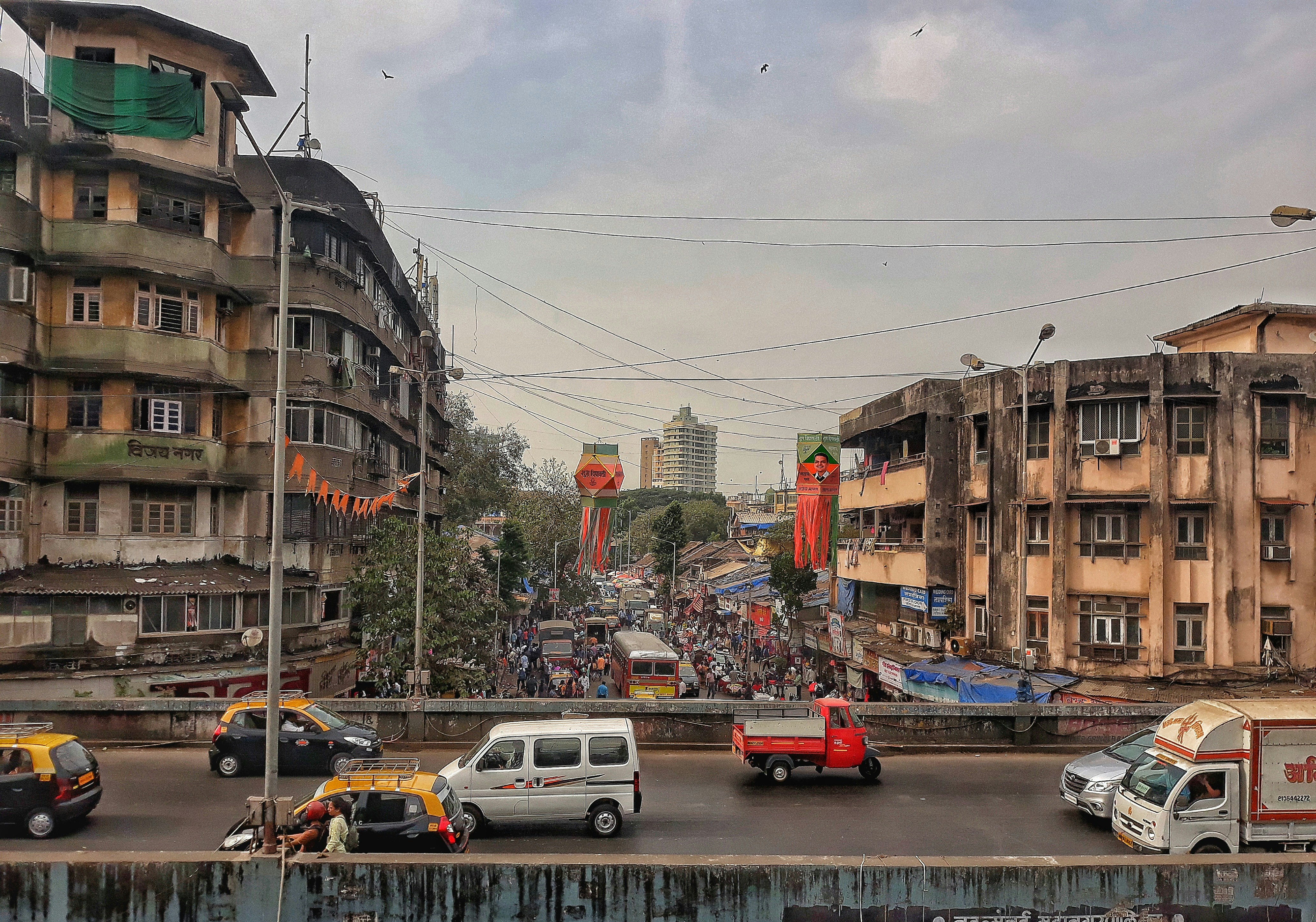 Mumbai skyline with residential towers