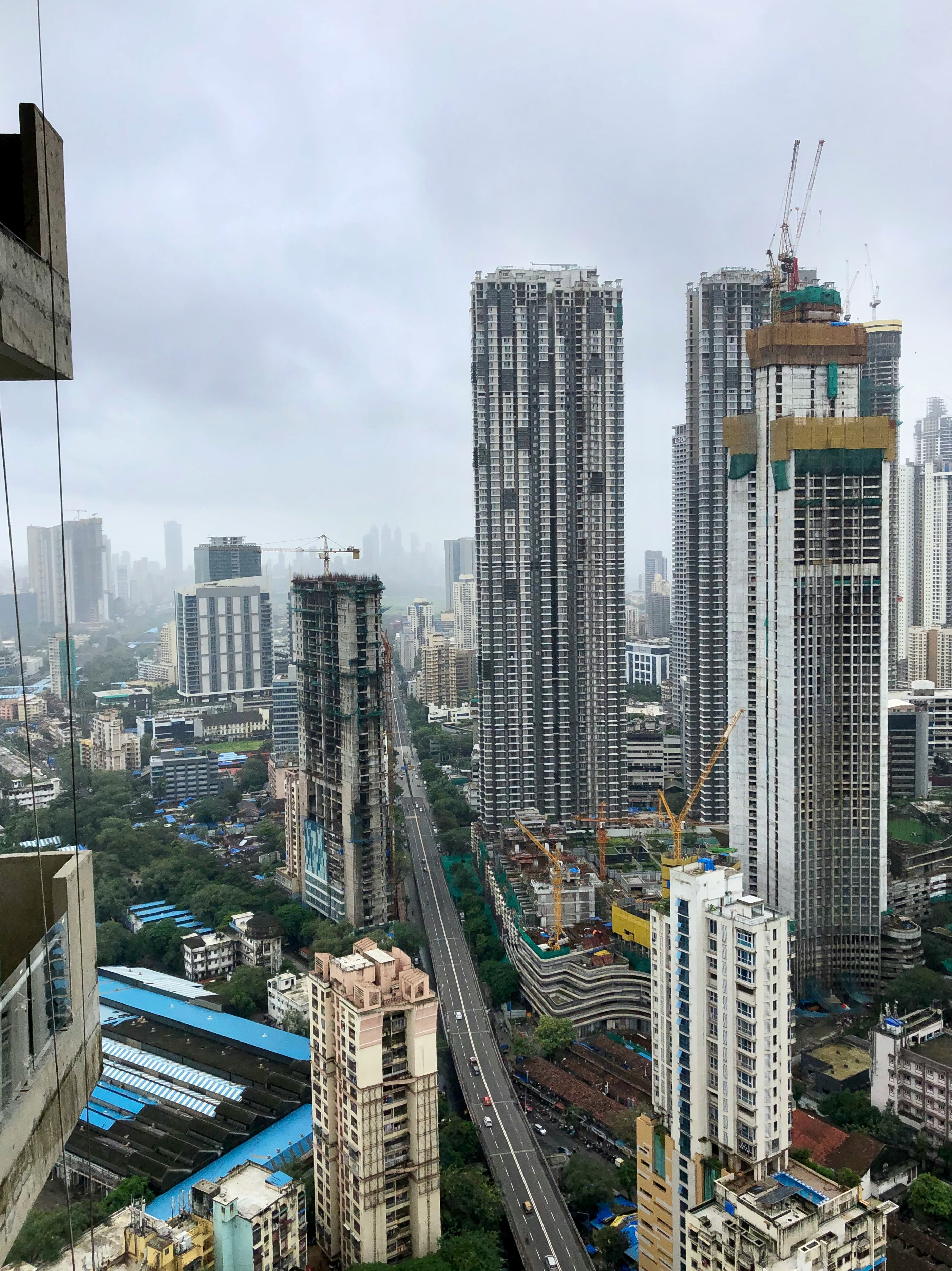 Skyline of South Mumbai featuring ultra-prime residential towers