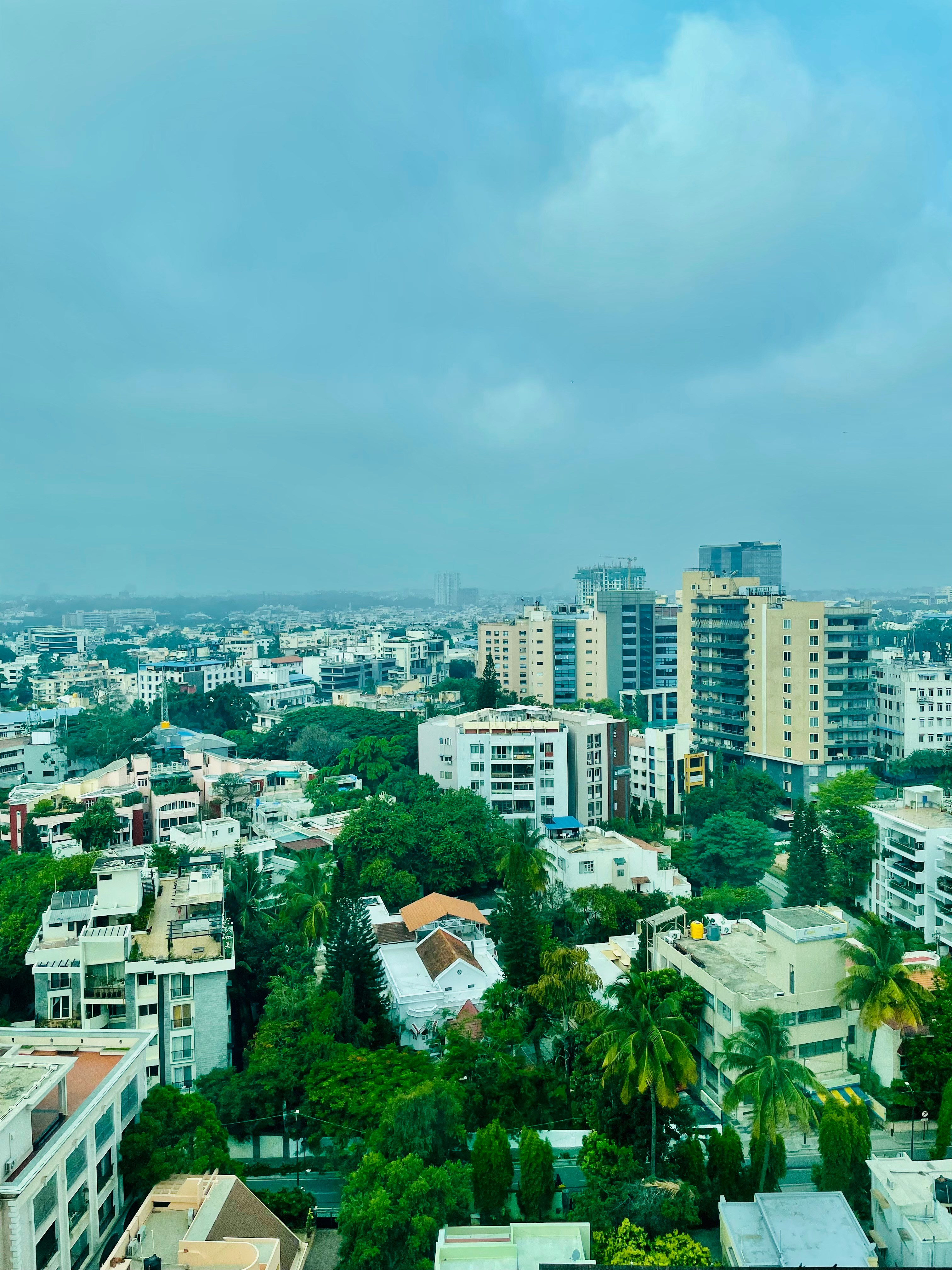 Aerial view of top residential societies in Bangalore