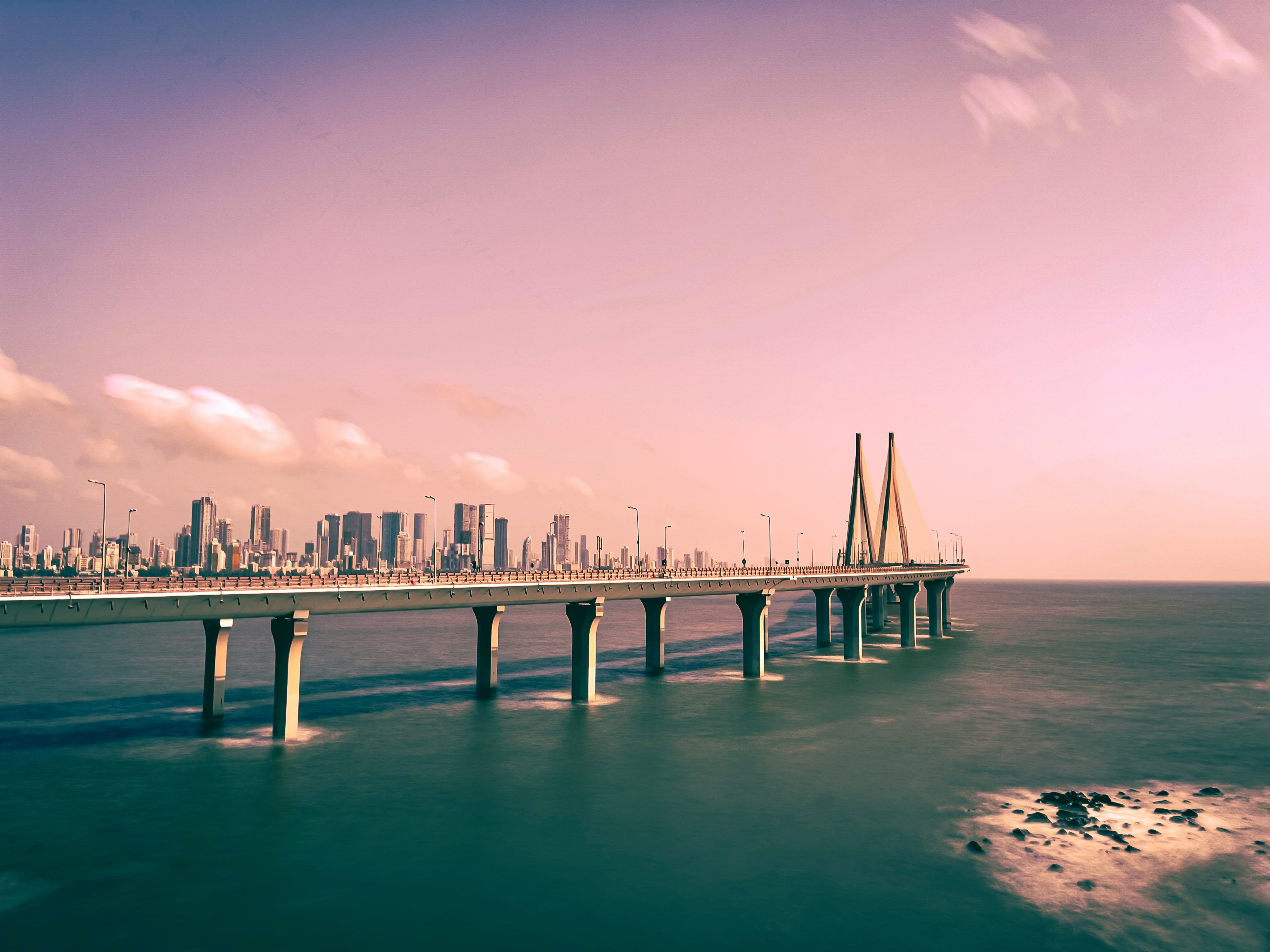 Skyline of the fastest growing cities in India