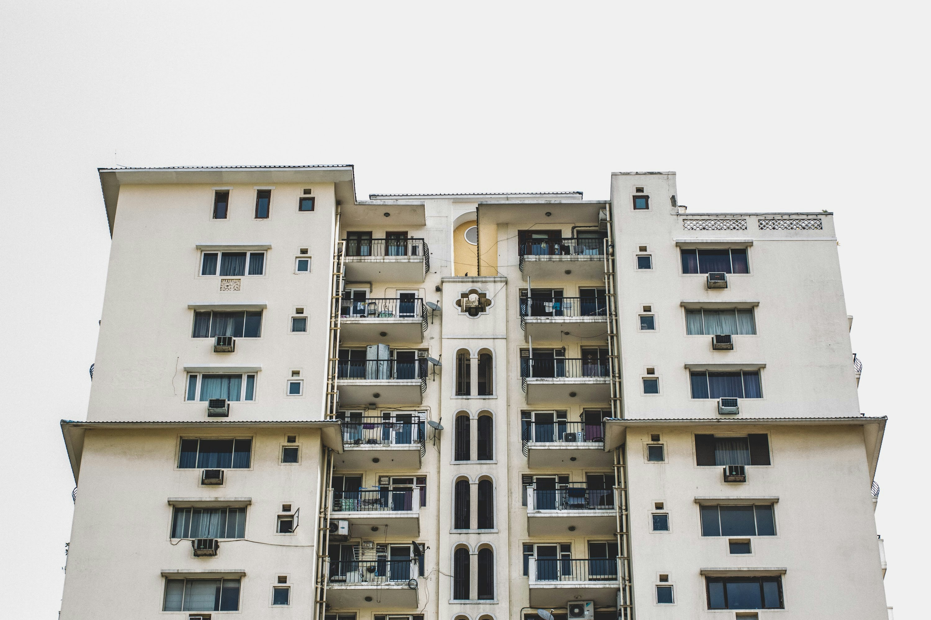 Skyline and modern apartments representing the best residential projects in Hyderabad